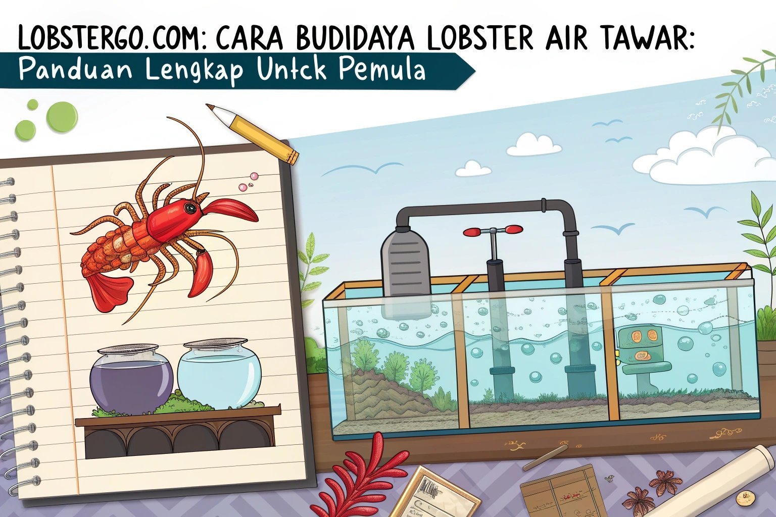Lobster Kediri Lobstergo Com Cara Budidaya Lobster Air Tawar P
