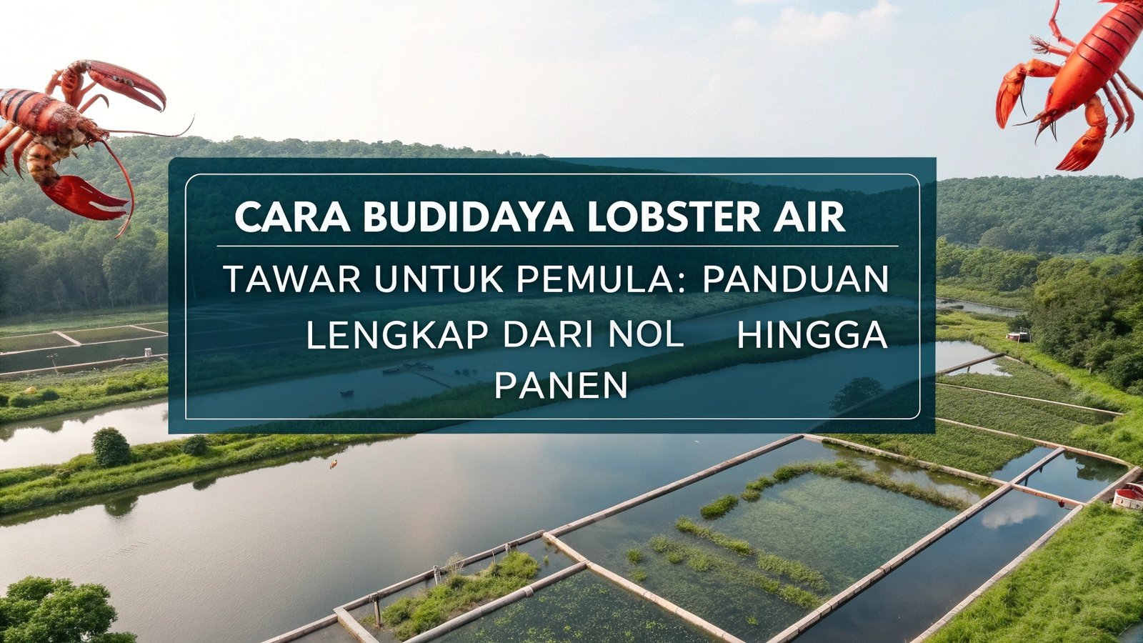 Cara Budidaya Lobster Air Tawar
